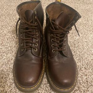 Mens DR Marten 1460 CRAZY HORSE LEATHER LACE UP BOOTS